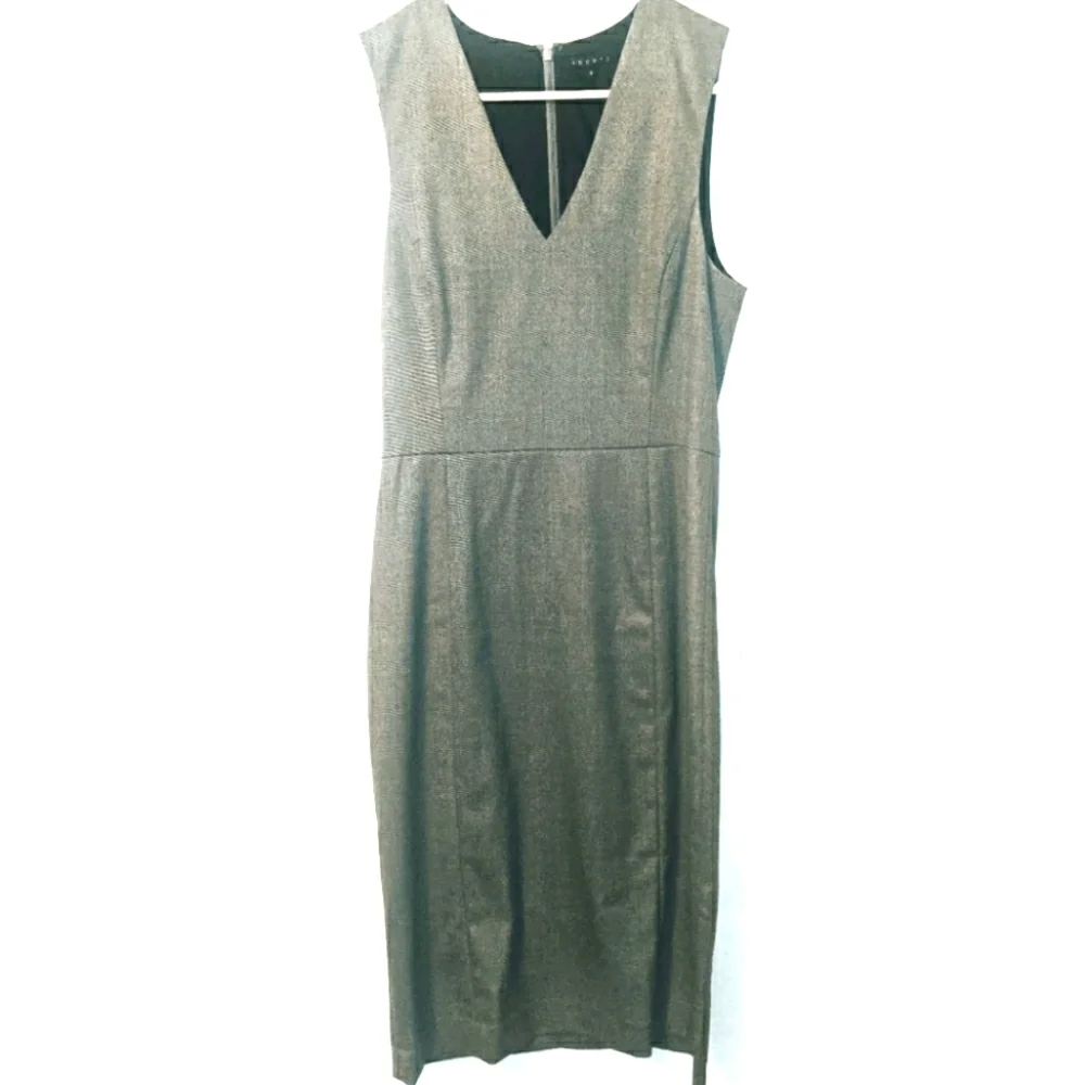 Theory Sleeveless Midi Dress Size 4